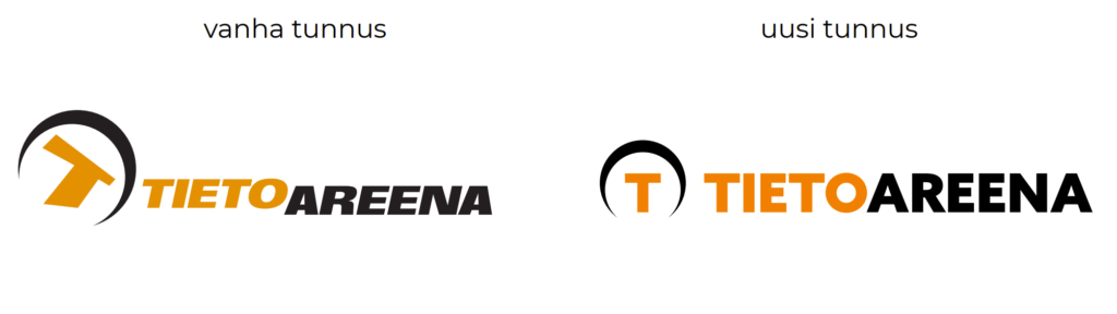 vanha logo vs. uusi logo