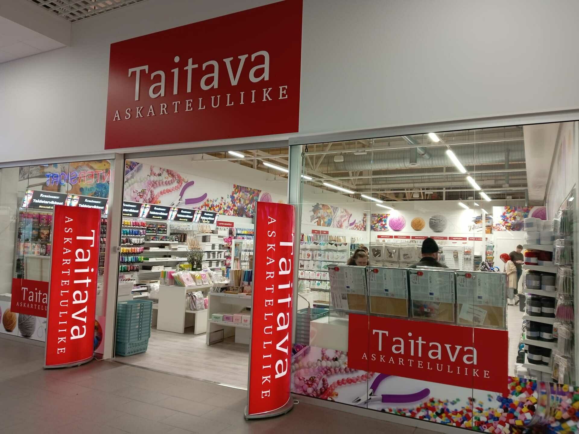 Askarteluliike Taitavan myymälä Seinäjoella, Ideaparkissa